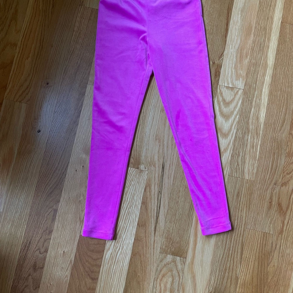 Lilly Pulitzer velour leggings - hot pink